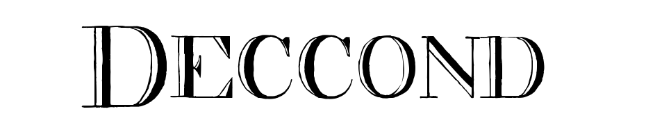 Decadence Condensed cкачати шрифт безкоштовно